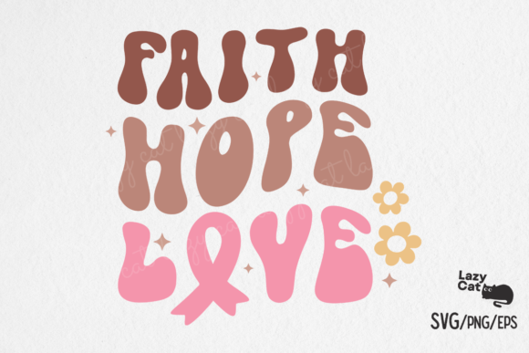 Breast Cancer SVG Design Faith Hope Love Review