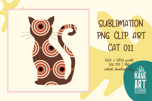 Cat Sublimation PNG Clip Art 011 Review