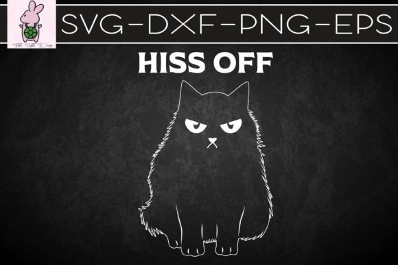 Funny Black Cat Hiss Off Meow Cat Embroidery Review