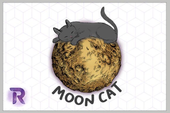 Moon Cat Sublimation Black Cat Lovers Review