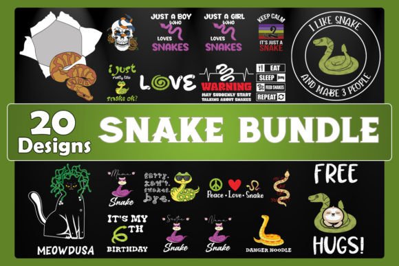 Snake SVG Bundle 20 Designs Review